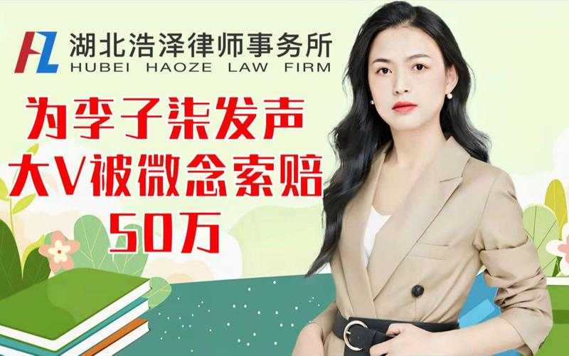 为何为李子柒发声的大V会遭杭州微念50万网络侵权起诉呢？